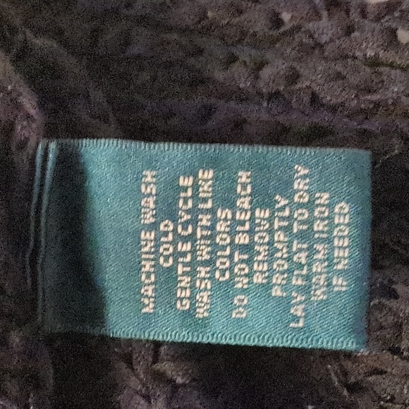 Lauren Ralph Lauren black woven boat neck sweater ladies medium - Picture 10 of 11